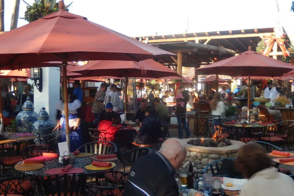 Outdoor cafes in Old Town, San Diego